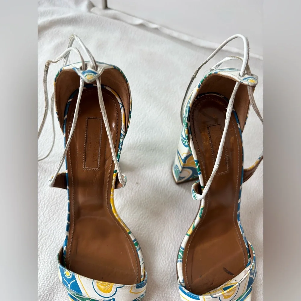 Aquazzura Tie-up ‘Lily’ Sandals - Picture 5 of 9